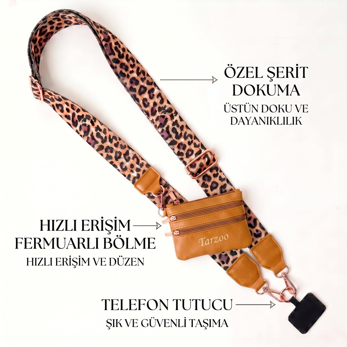 Tarzoo Crossbody Telefon Çantası